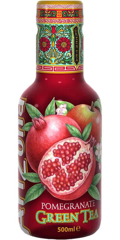 Tè Arizona Pomegranate Green Tea (tè verde al melograno) pet 50cl x 6