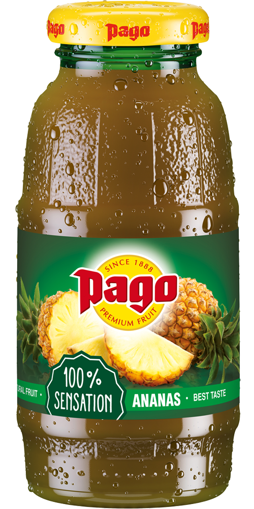 Succo Pago 100% Ananas vap 20cl x 24 - Birimport