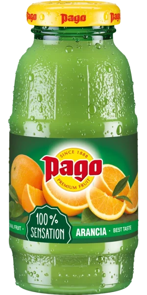 Succo Pago 100% Arancia bionda vap 20cl x 24