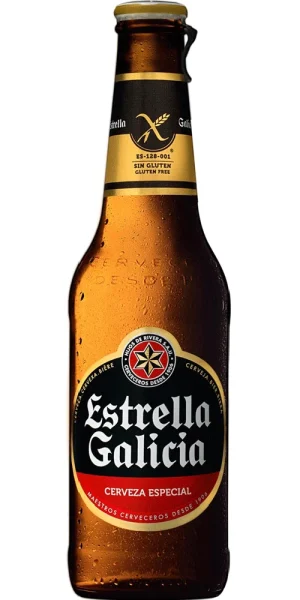 Birra Estrella Galicia no glutine 33cl x 24