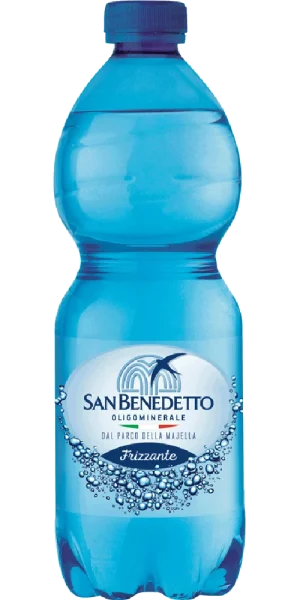 Acqua San Benedetto frizzante in plastica 50cl x 24