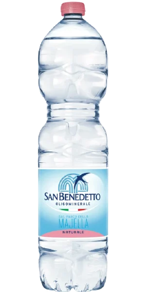 Acqua San Benedetto naturale in plastica 1,5L x 6