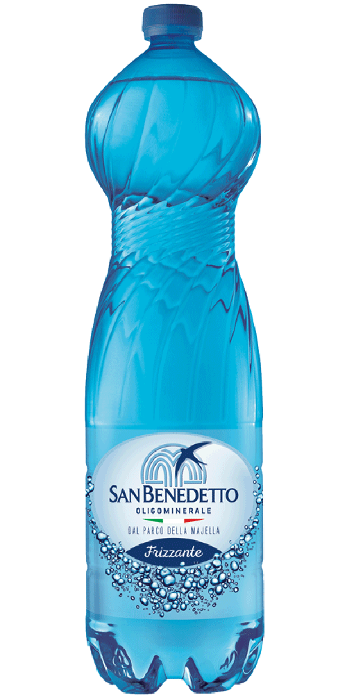 Acqua San Benedetto frizzante in plastica 1,5L x 6 - Birimport