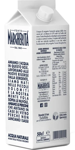 Acqua Fonte Margherita in brick 50cl x 15