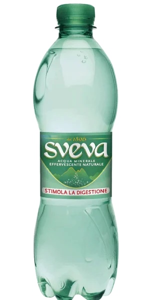 Acqua Sveva effervescente in plastica 50cl x 24