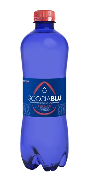 Acqua Goccia Blu frizzante in plastica 0,50cl x 24