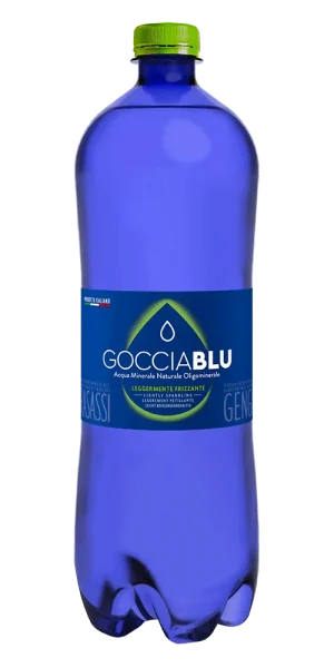 Acqua Goccia Blu leggermente frizzante in plastica 1L x 12