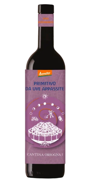 Primitivo da Uve Appassite Terre di Chieti Igp Demeter Bio Veg 2019 75cl - Cantina Orsogna