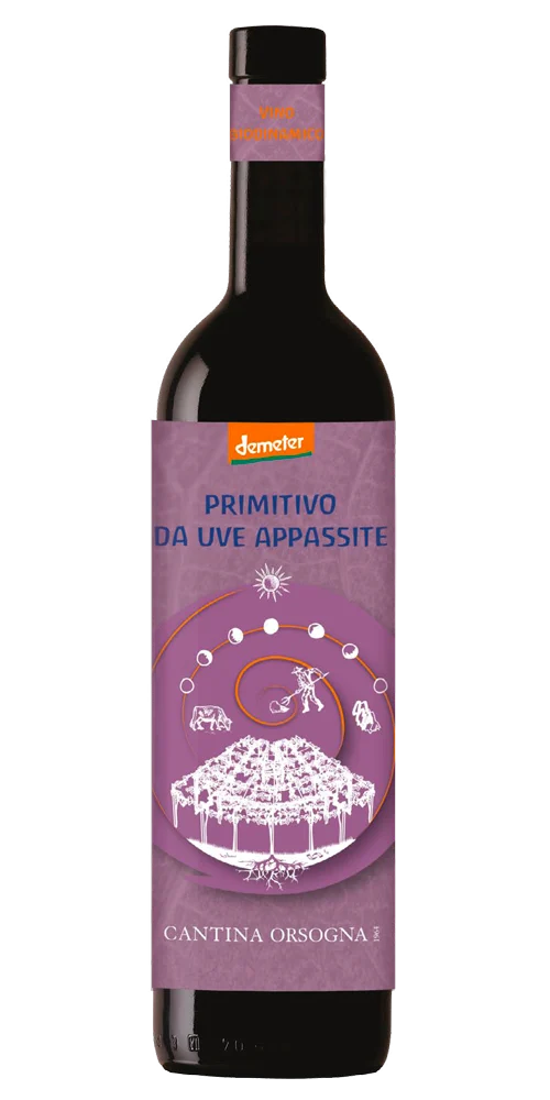 Primitivo da Uve Appassite Terre di Chieti Igp Demeter Bio Veg 2019 75cl - Cantina Orsogna