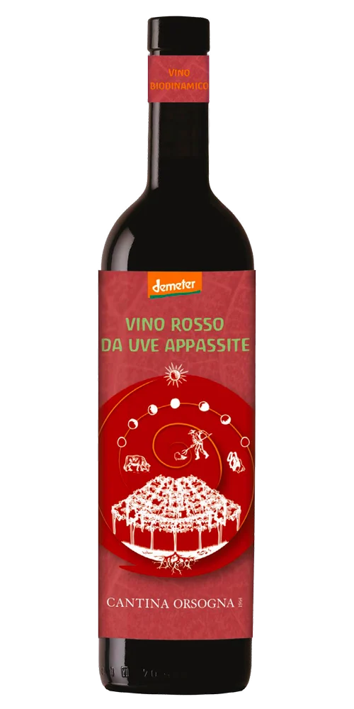 Vino Rosso da Uve Appassite Demeter Bio Veg 75cl - Cantina Orsogna