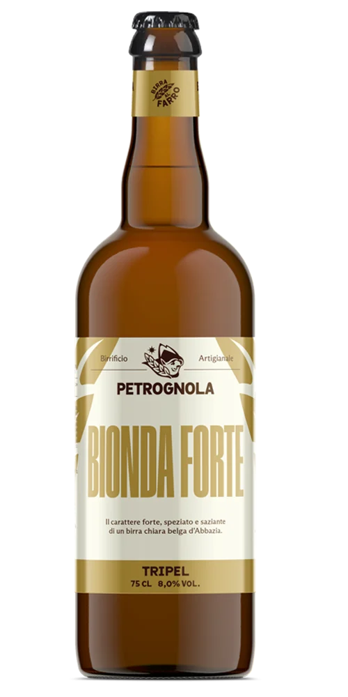 Birra Petrognola Bionda Forte doppio malto al Farro 75cl